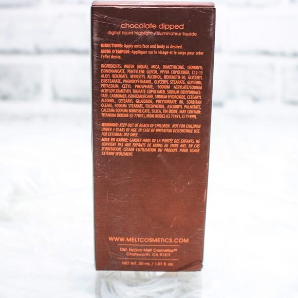 Melt Cosmetics Sexfoil Digital Liquid Highlighter Chocolate Dipped FULL SIZE NIB - Picture 5 of 7